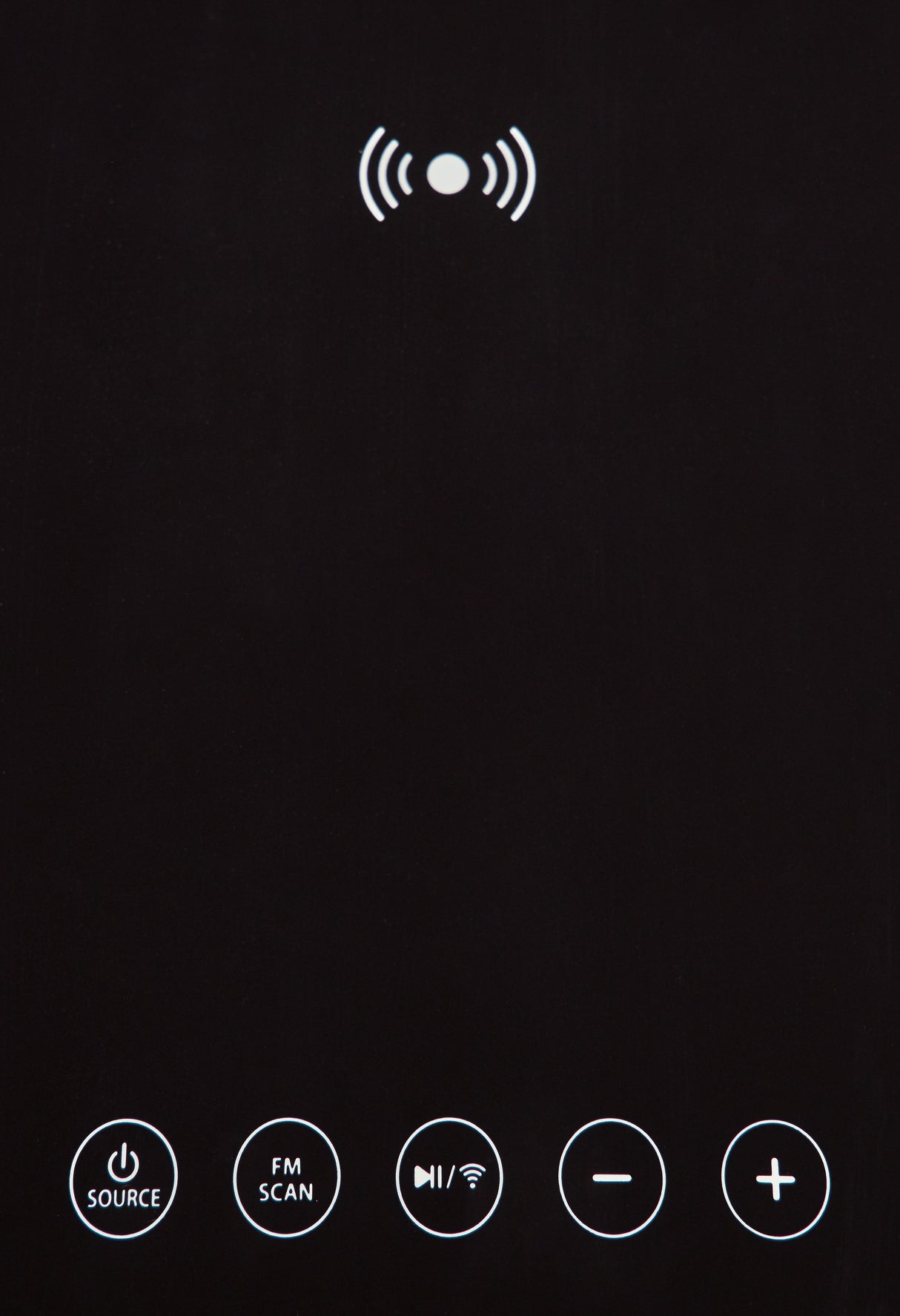 Jorvalee - Accent Table with Speaker - Gray / Black