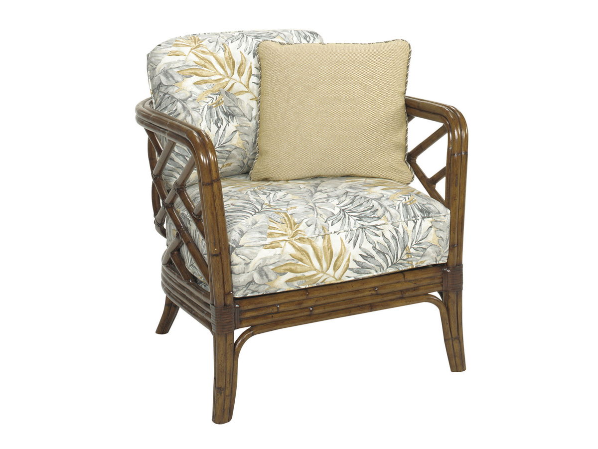 Island Estate - Palm Chair - Dark Brown / Beige