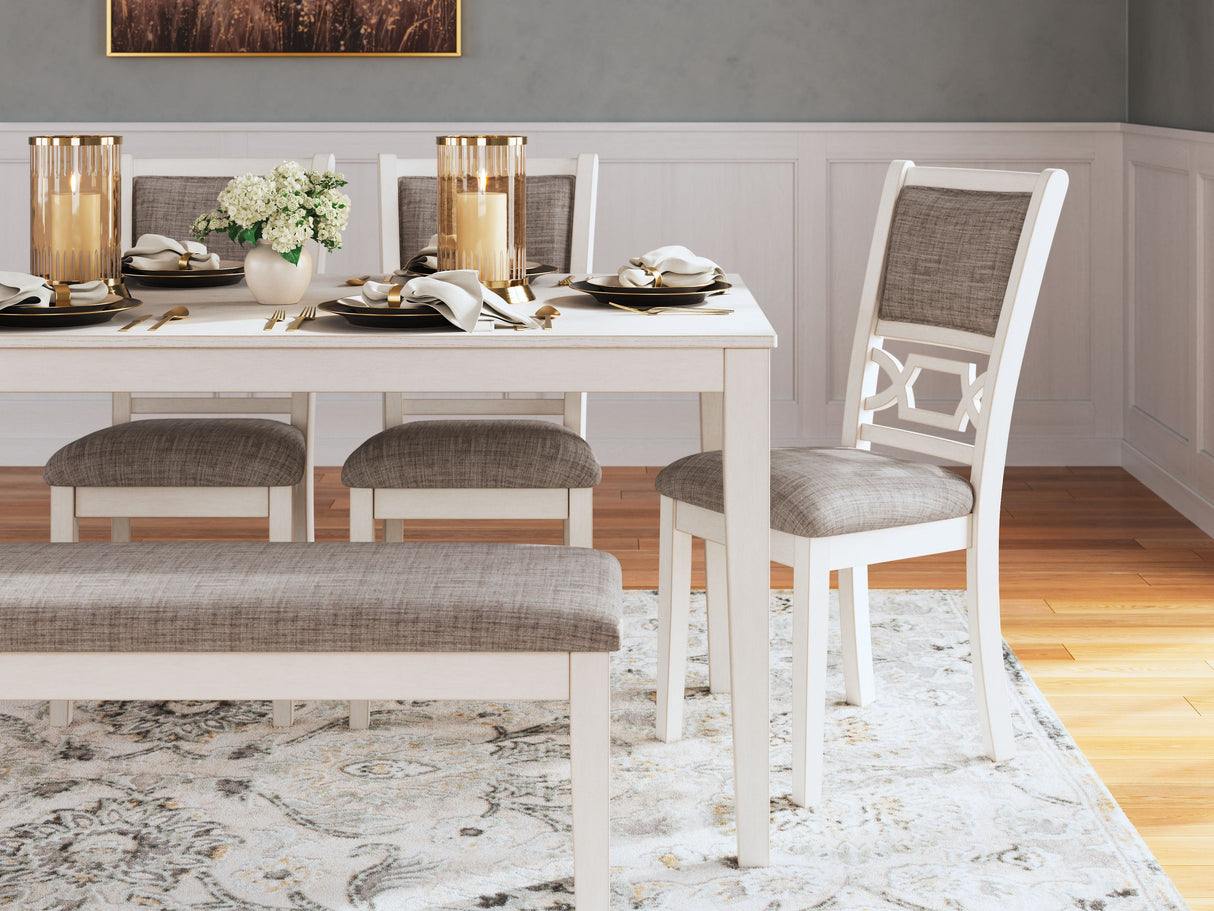 Erinberg - Dining Room Table Set (Set of 6) - Antique White