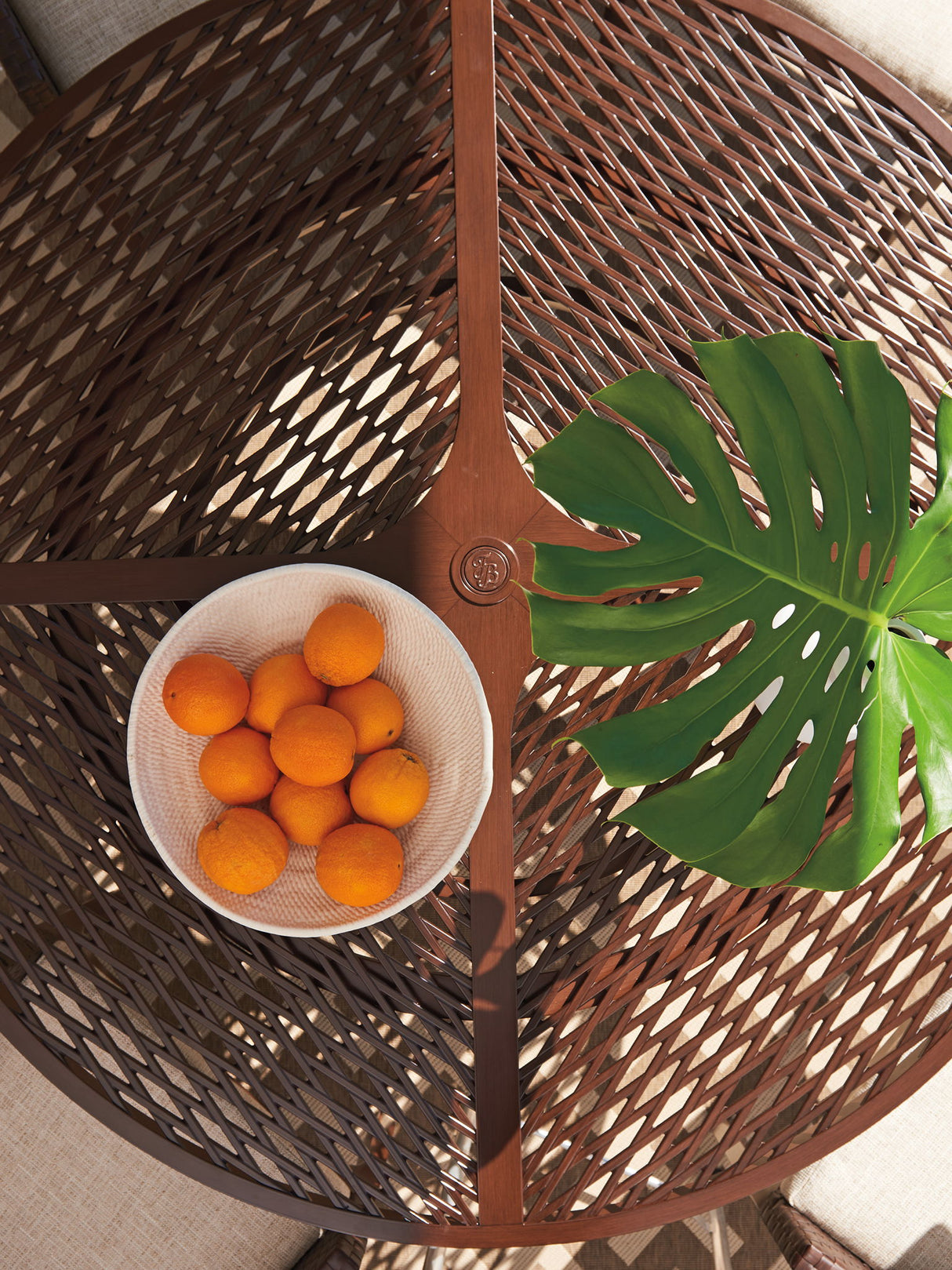 Abaco - Round Dining Table - Dark Brown