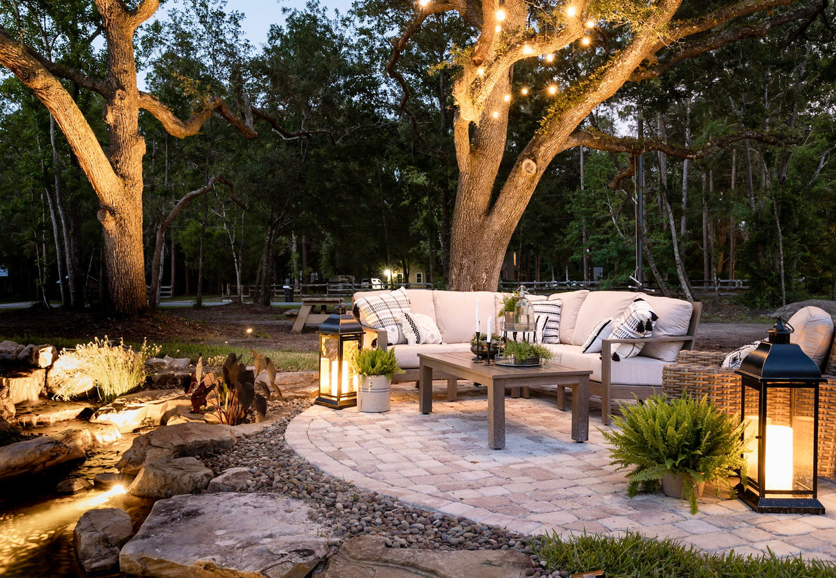 Havana - Swivel Club Rocker, With Self Welt - Canvas Flax / Dark Brown