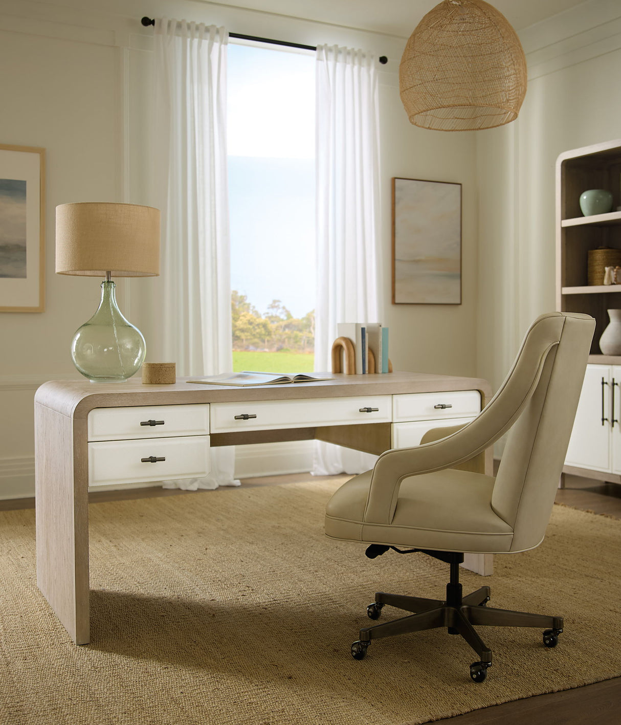 Brixton - Writing Desk - Light Brown