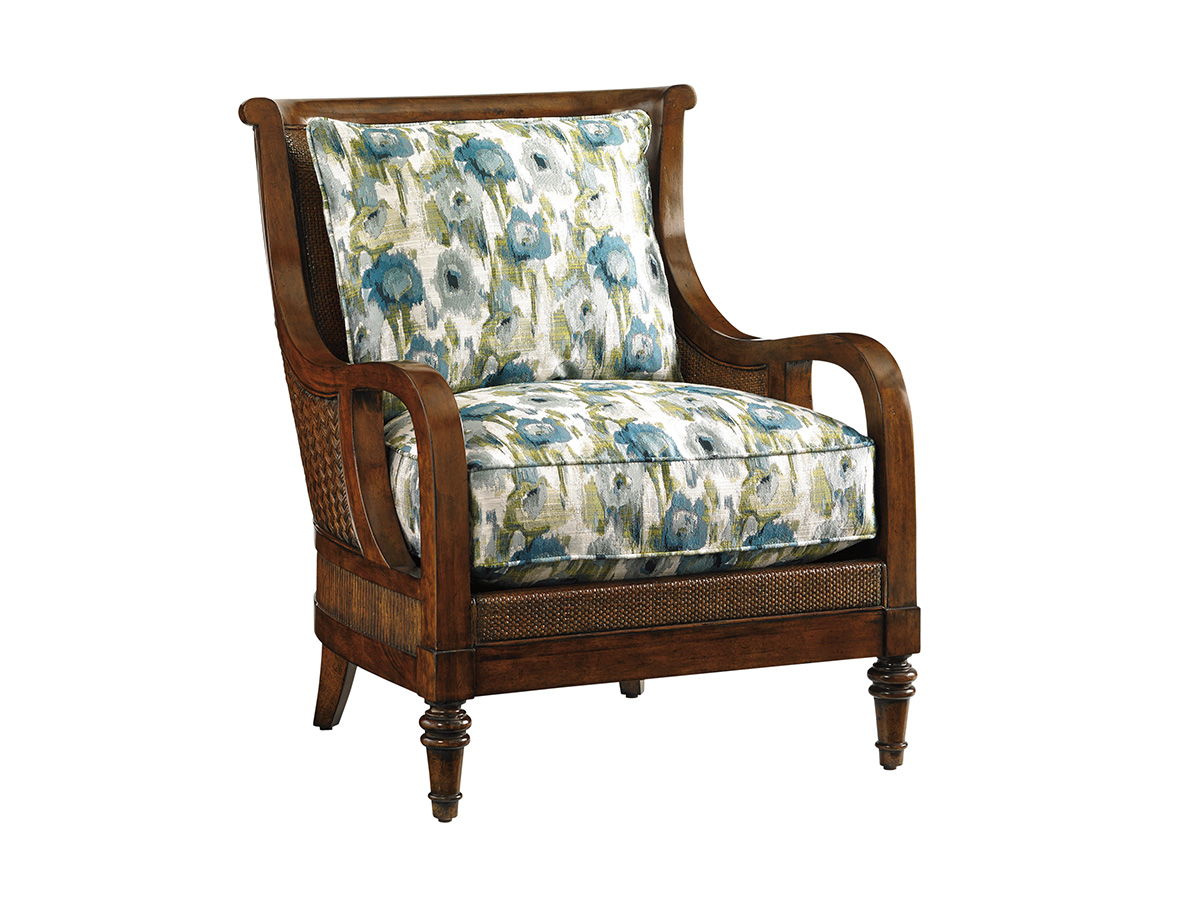 Bali Hai - Island Paradise Chair - Blue / Dark Brown