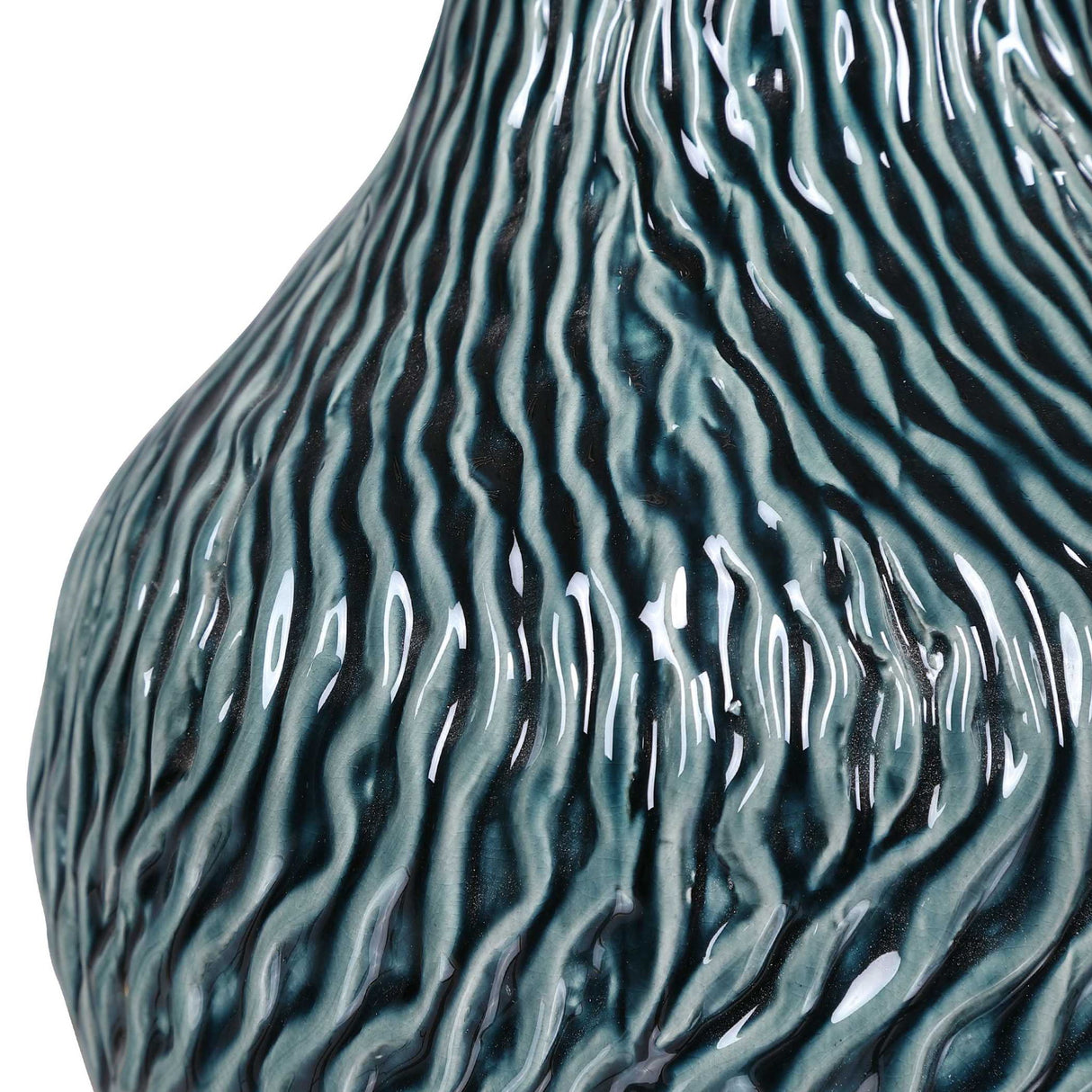 Almera - Bottles, Set Of 2 - Dark Teal