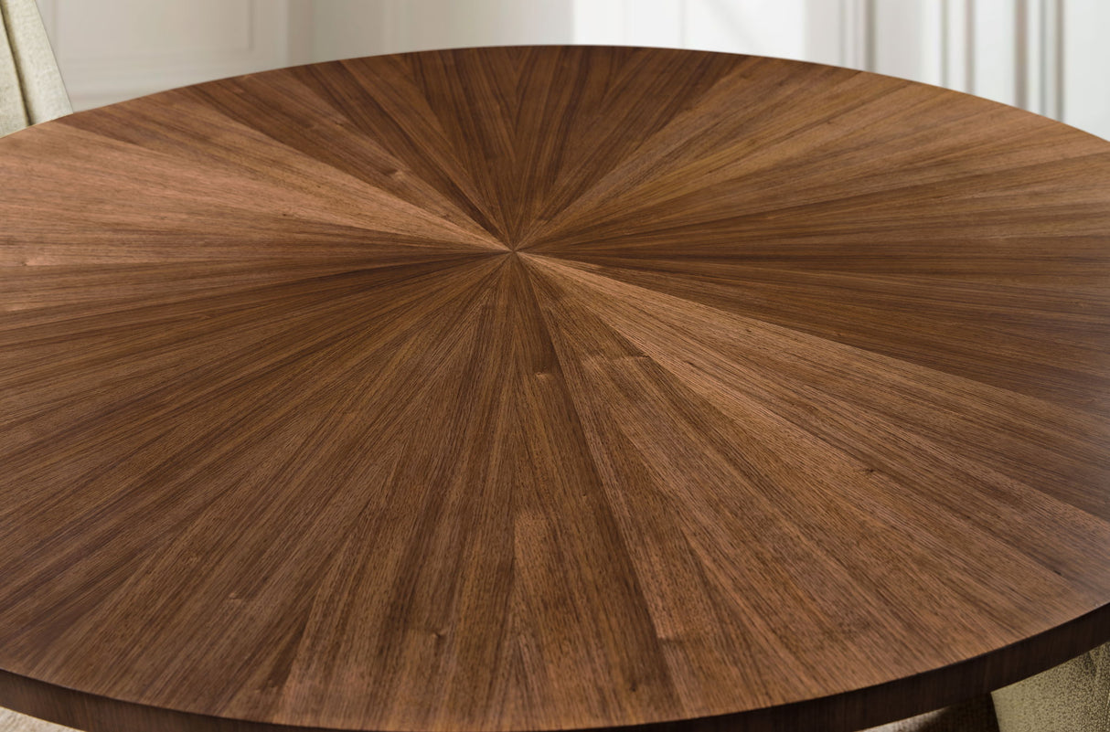 Eleana - Round Dining Table - Medium Wood