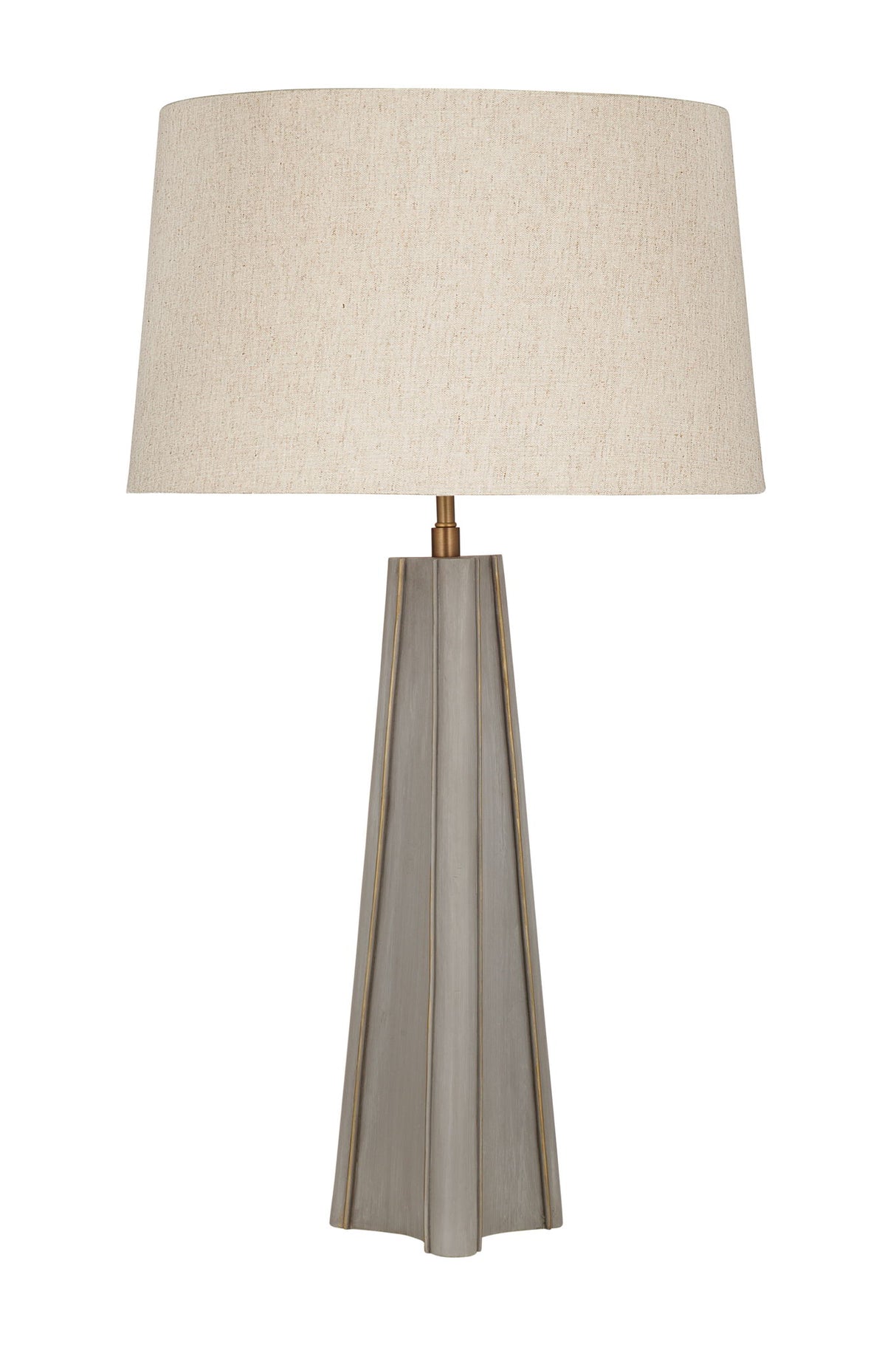 Moreland - Table Lamp - Antique Gray / Gold Highlights