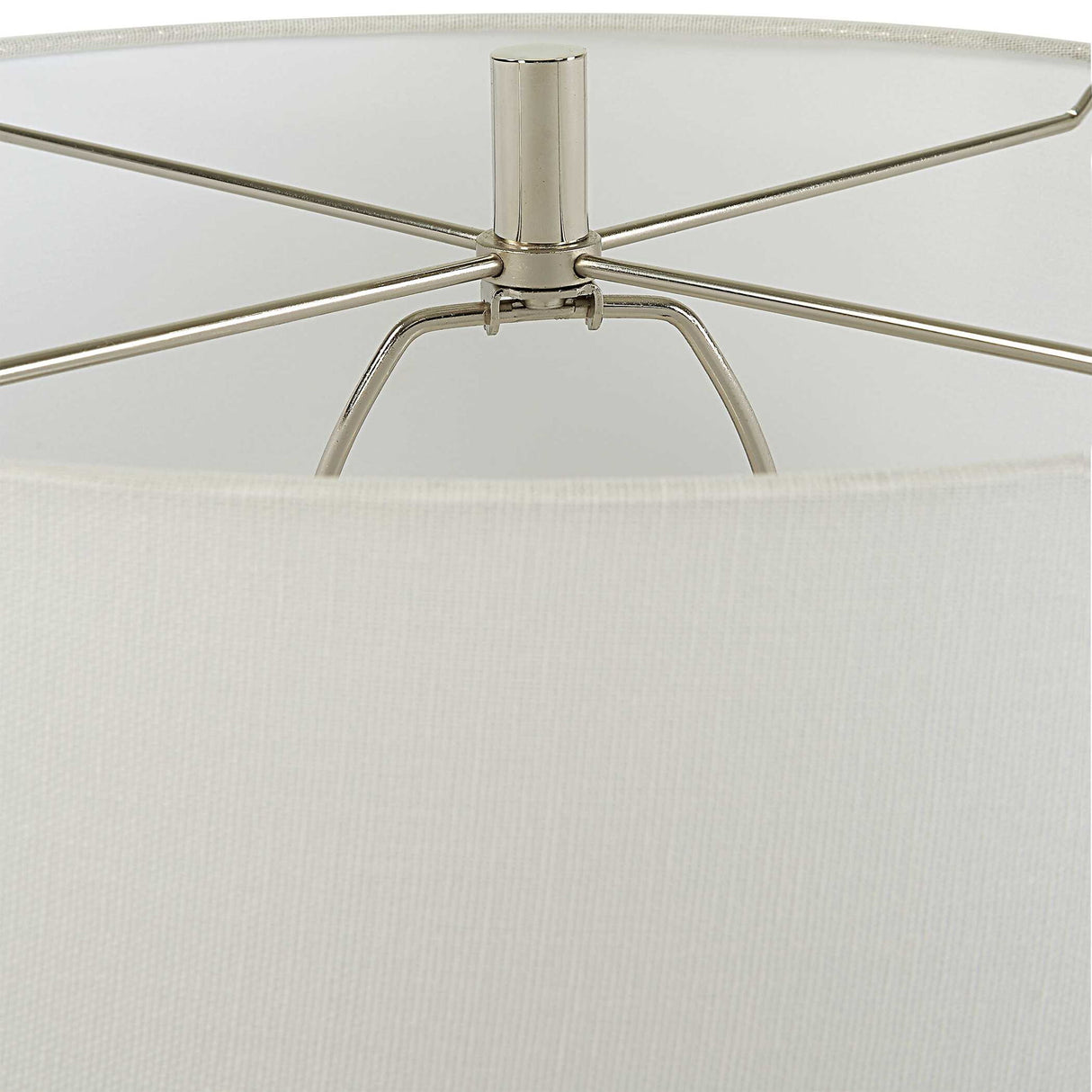 Twisted Swirl - Table Lamp - White