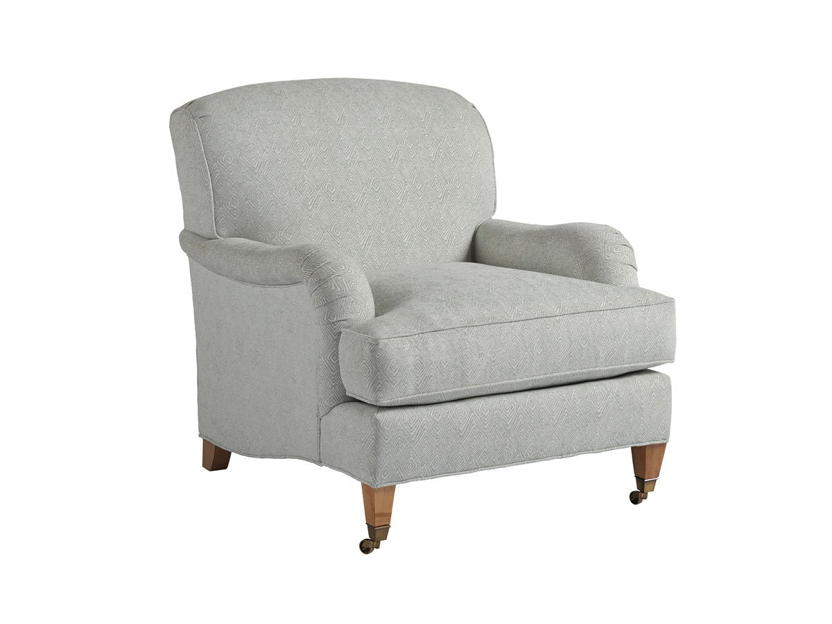 Barclay Butera Upholstery - Sydney Chair With Brass Caster