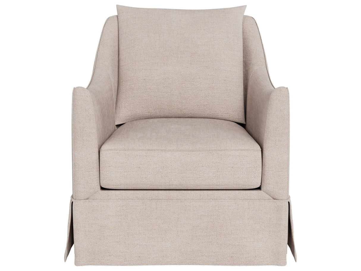 Portia - Skirted Swivel Glider, Special Order - Beige