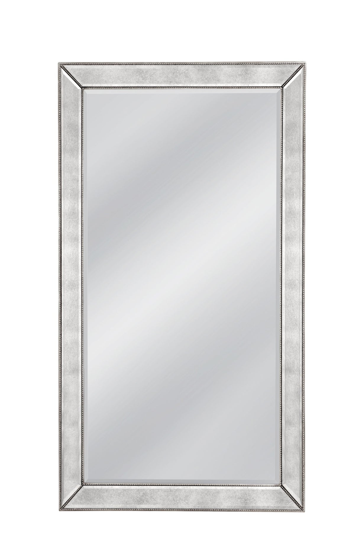 Beaded - Floor Mirror 79" - Silver