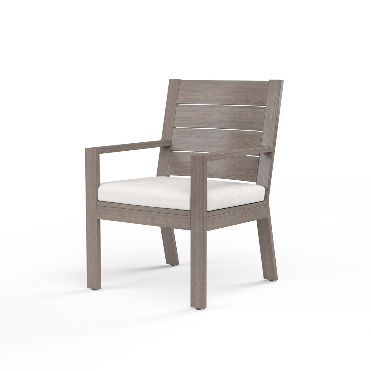 Laguna - Dining Chair, No Welt - Canvas Flax / Gray