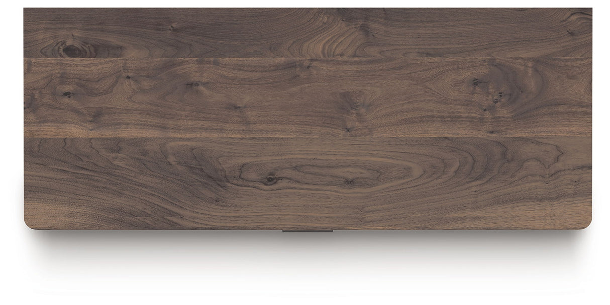 Pamytta - Five Drawer Wide Chest - Brown