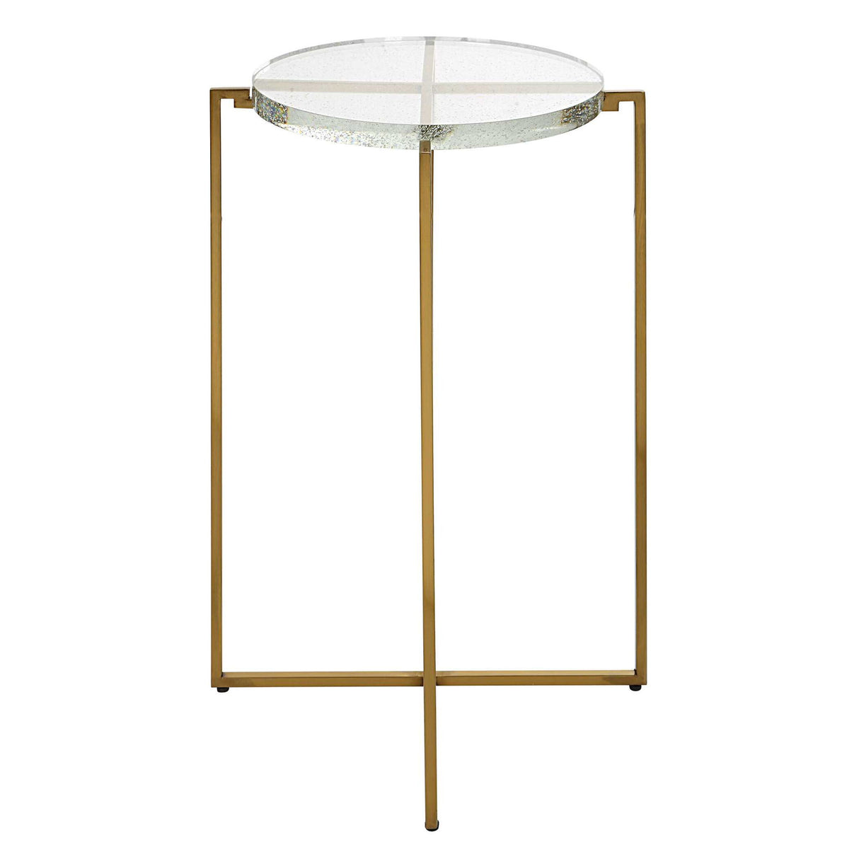 Star-Crossed - Glass Accent Table - Gold