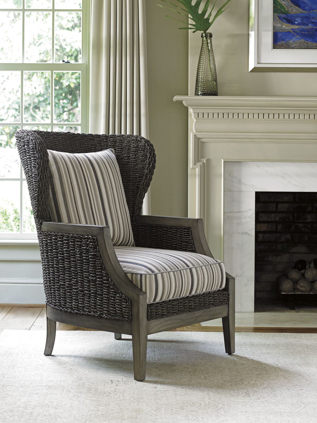 Oyster Bay - Seaford Chair - Dark Gray / Gray