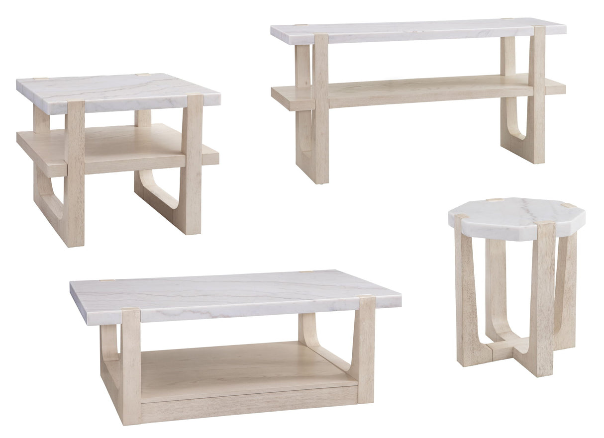 Newport - Rectangle Cocktail Table - White