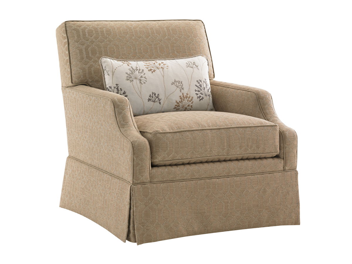 Kensington Place - Courtney Swivel Chair - Light Brown