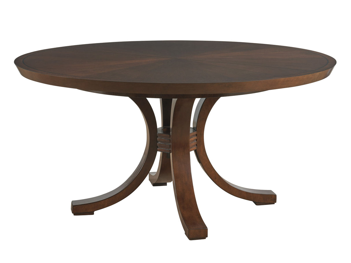 Rendezvous - Warwick Round Dining Table - Dark Brown