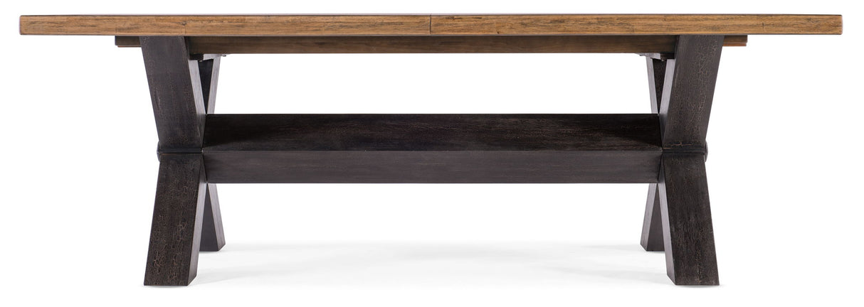 Big Sky - Trestle Dining Table With 2-20" Leaves