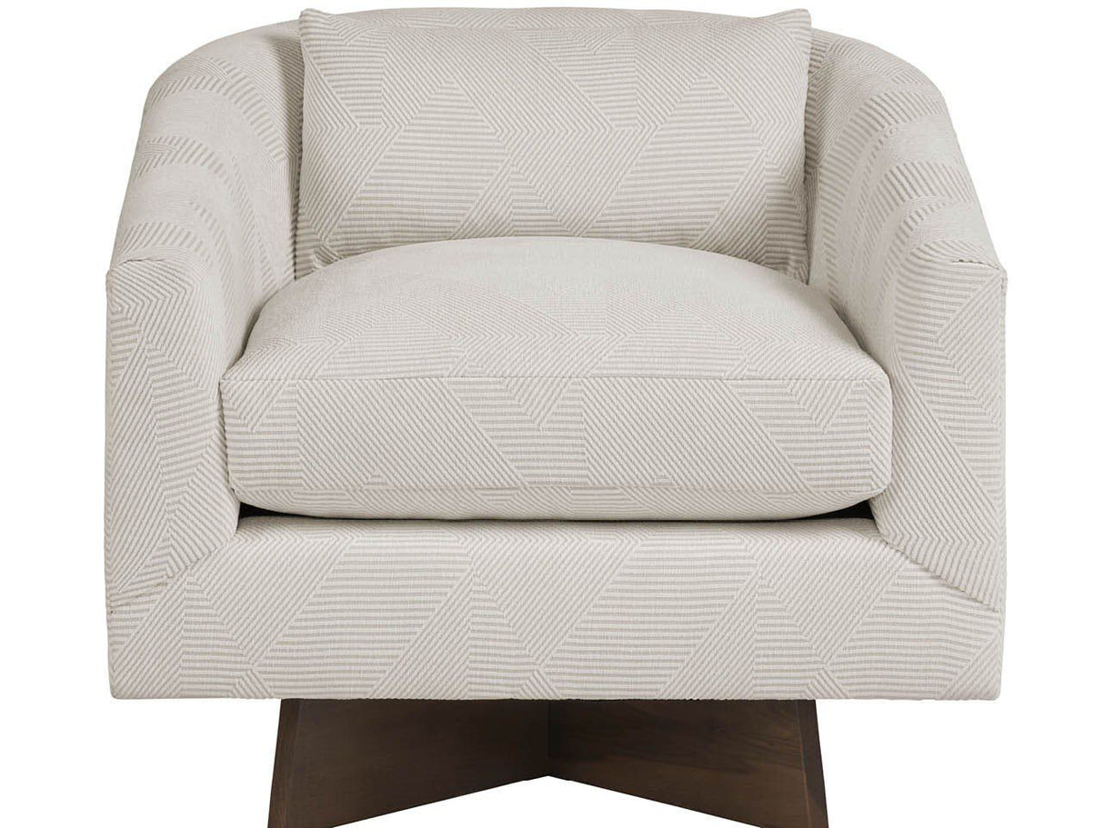 Lamar - Swivel Chair, Special Order - White / Gray