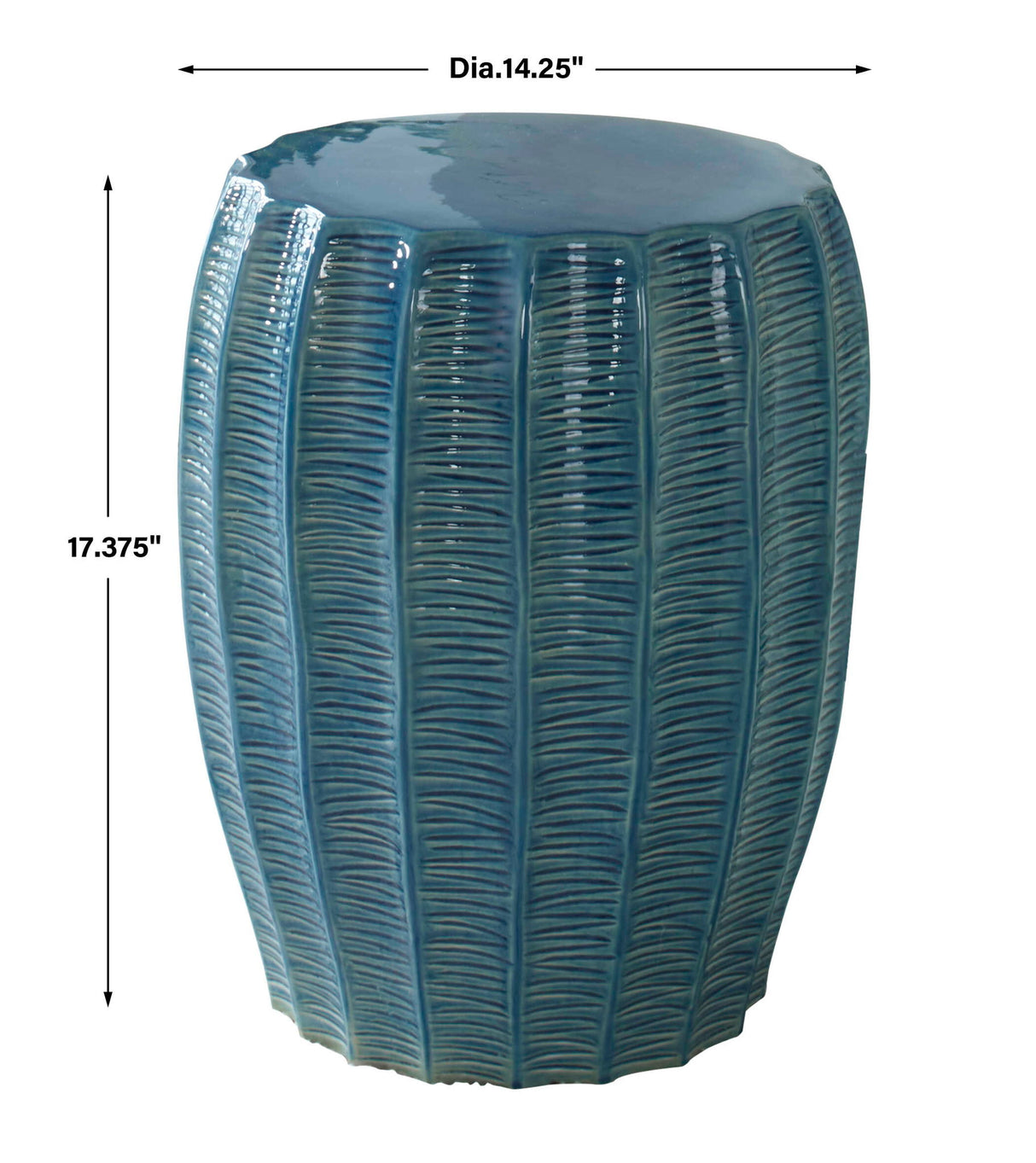 Harbor - Garden Stool - Aque Blue