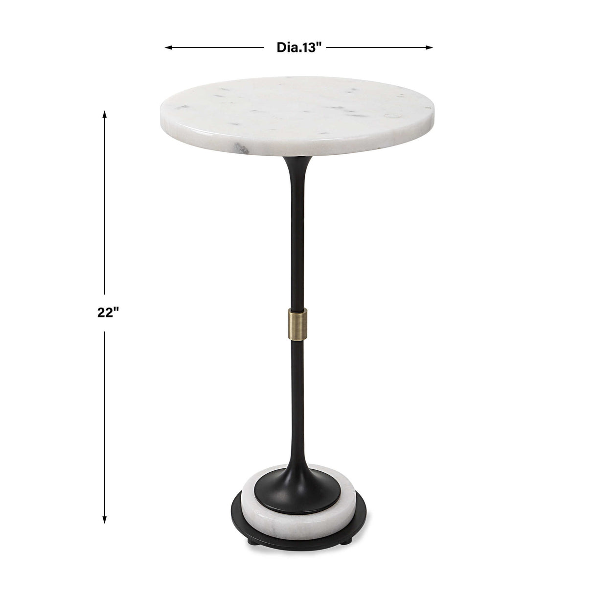 Sentry - Accent Table - White