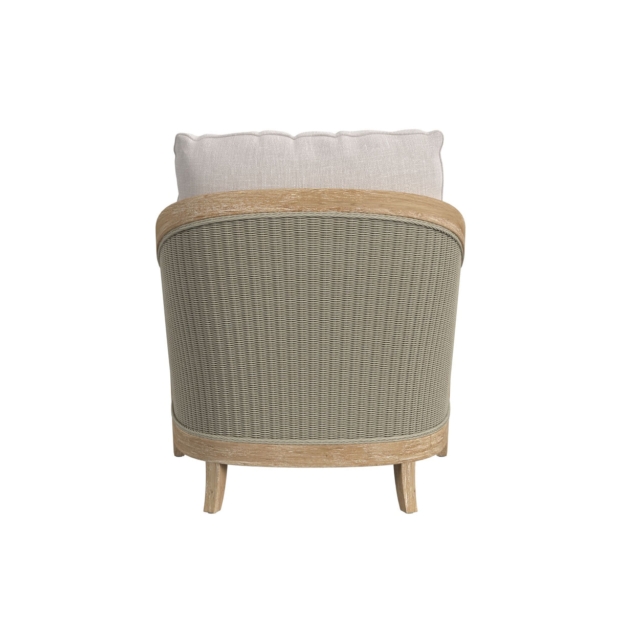 Cambria - Club Chair - Gray / White