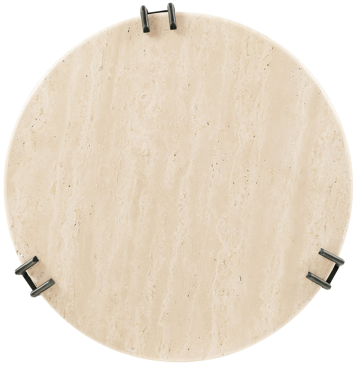 Driftwood - Metal Spot Table - Beige / Gray