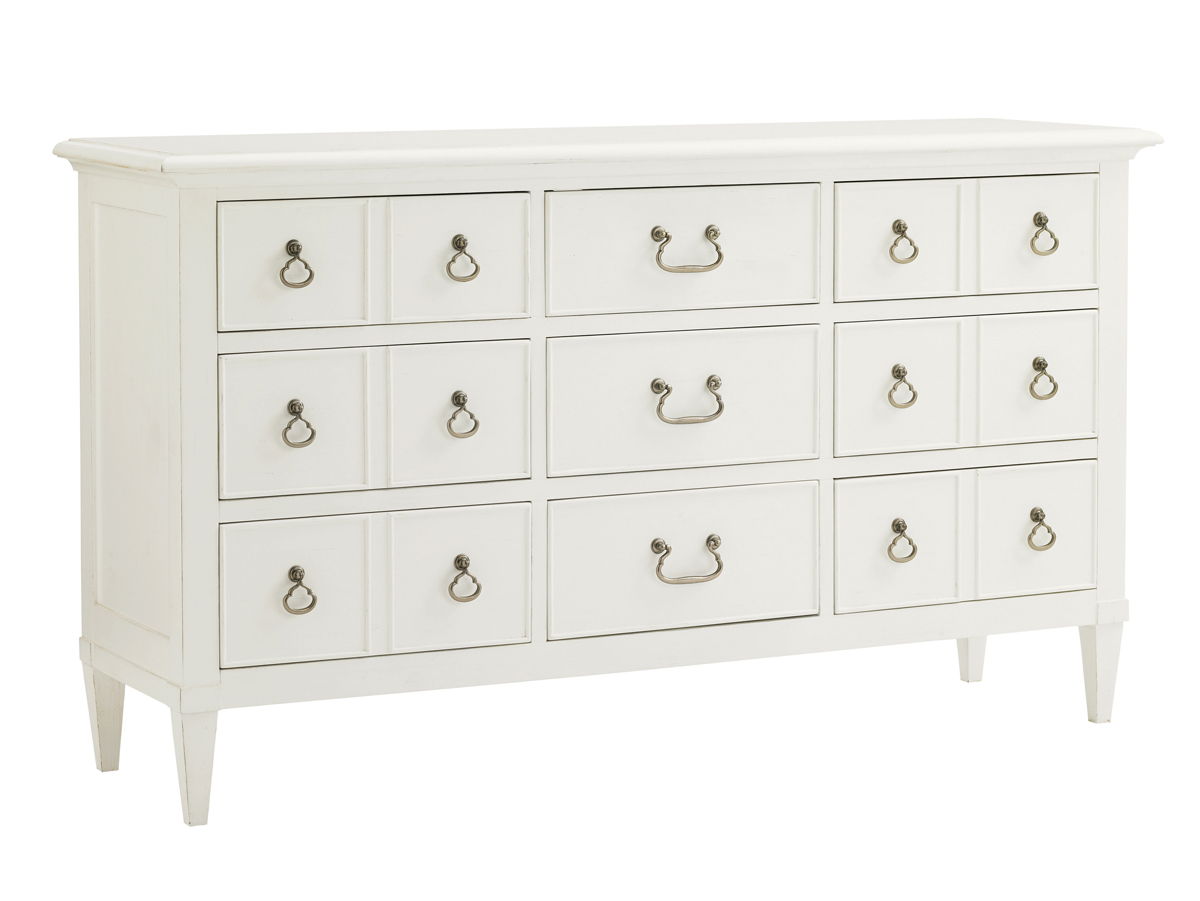 Ivory Key - Grotto Isle Dresser - White