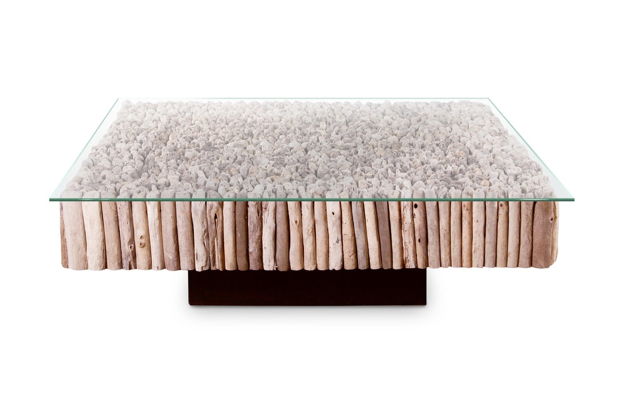 Manhattan Coffee Table Square, with Glass