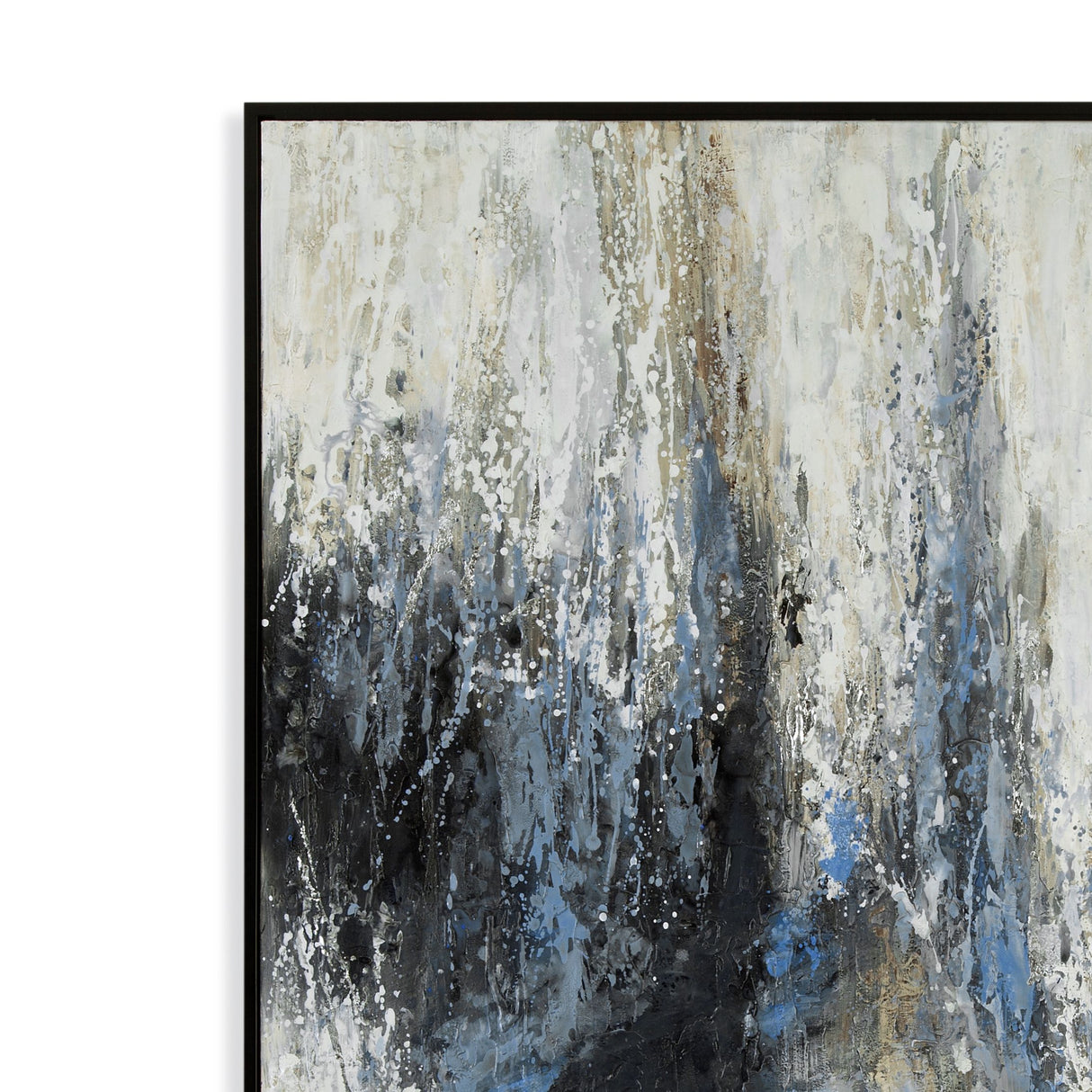 Blue Quiet Canvas Art - Blue