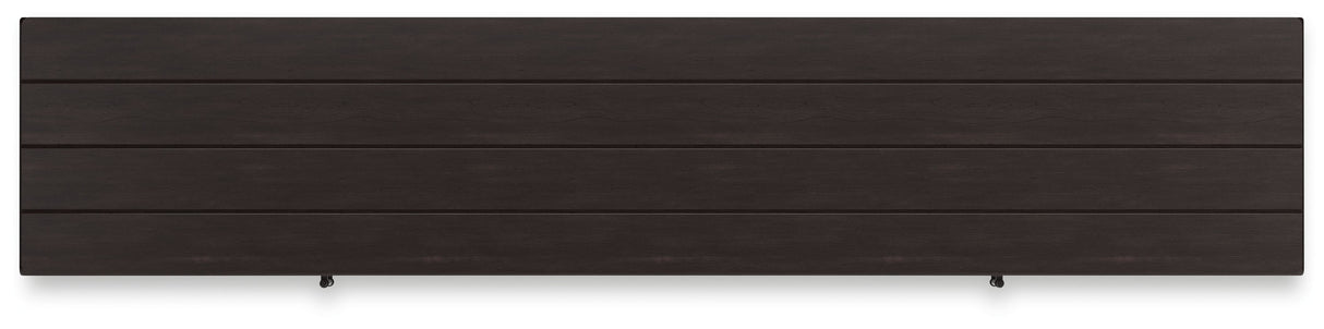 Darborn - 88" TV Stand With Electric Infrared Fireplace Insert - Gray / Brown