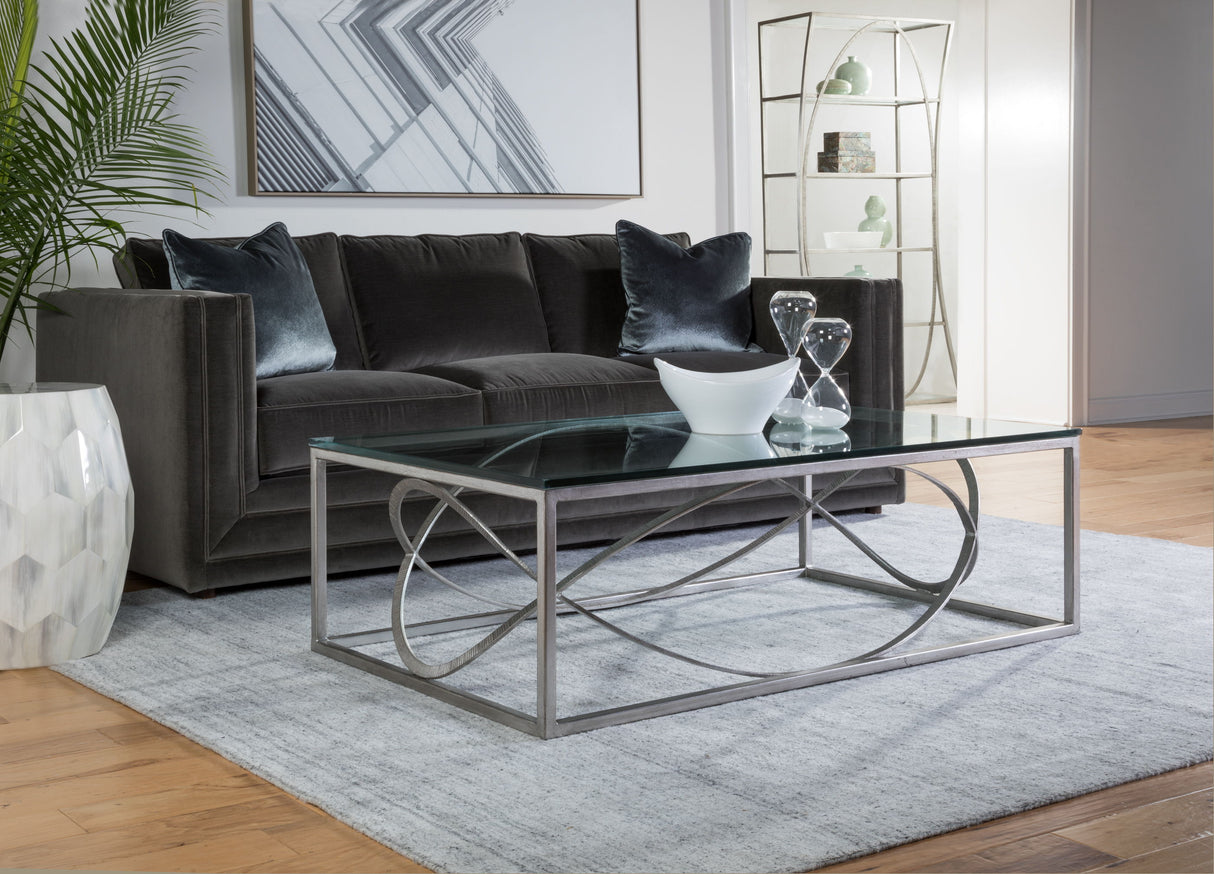Metal Designs - Ellipse Rectangular Cocktail Table
