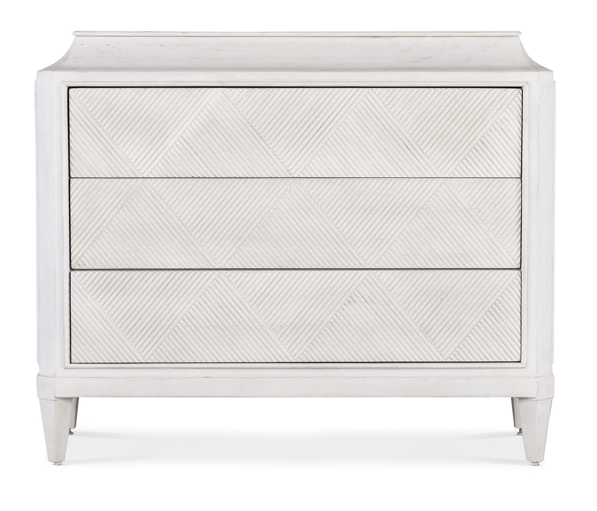 Commerce And Market - Argyle Three-Drawer Chest - White