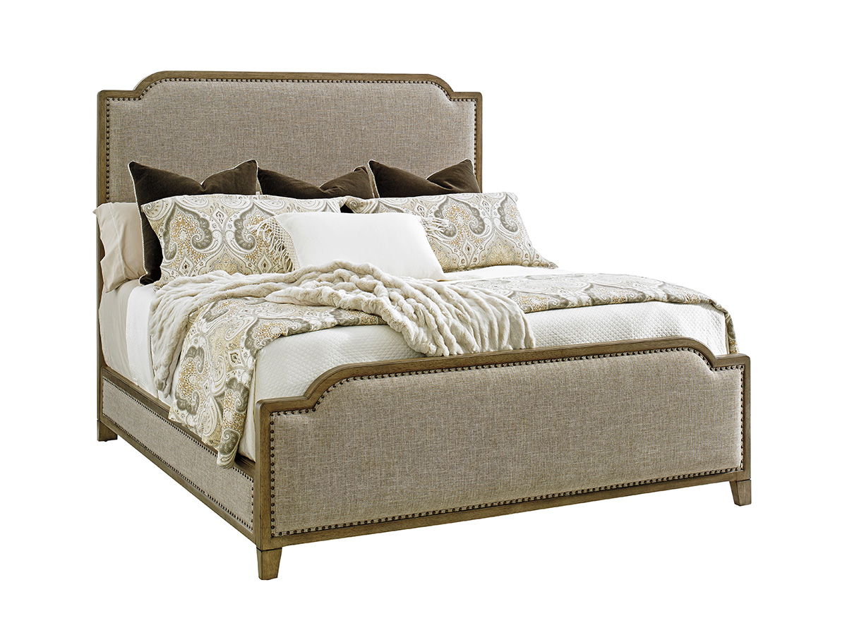 Cypress Point - Stone Harbour Upholstered Bed