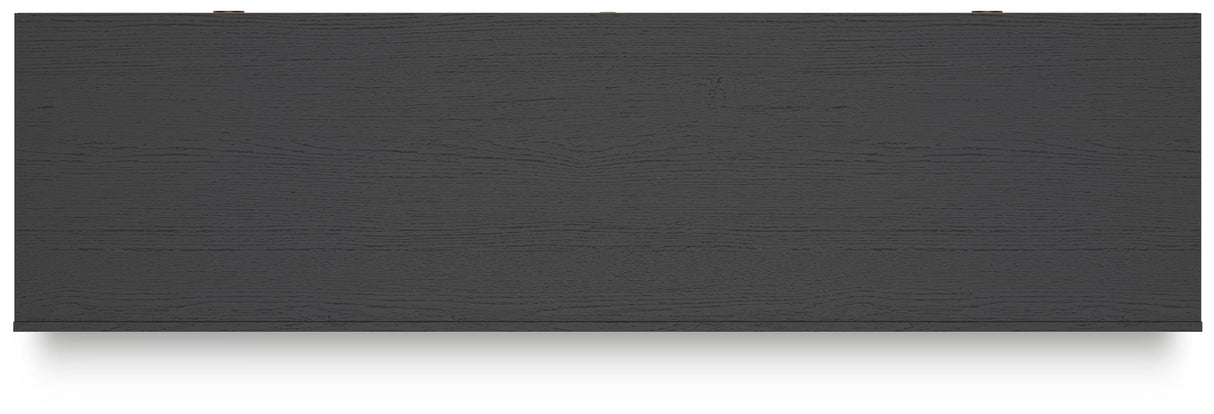 Danziar - Extra Large TV Stand - Black