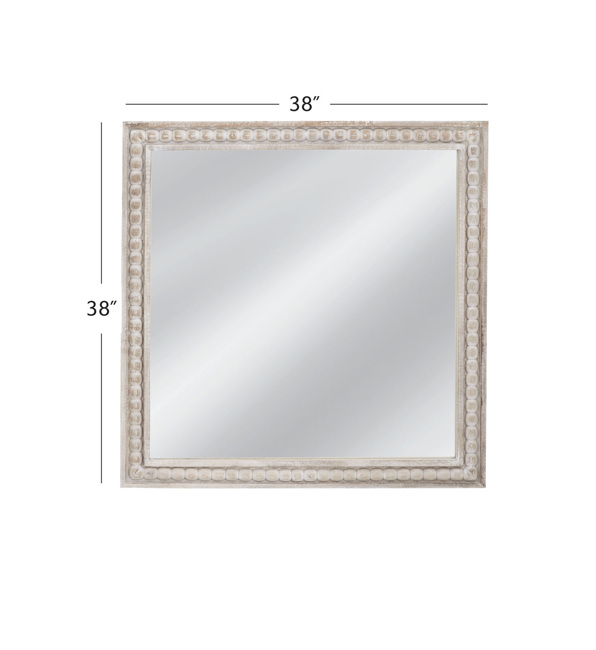 Cappi - Wall Mirror - White Wash