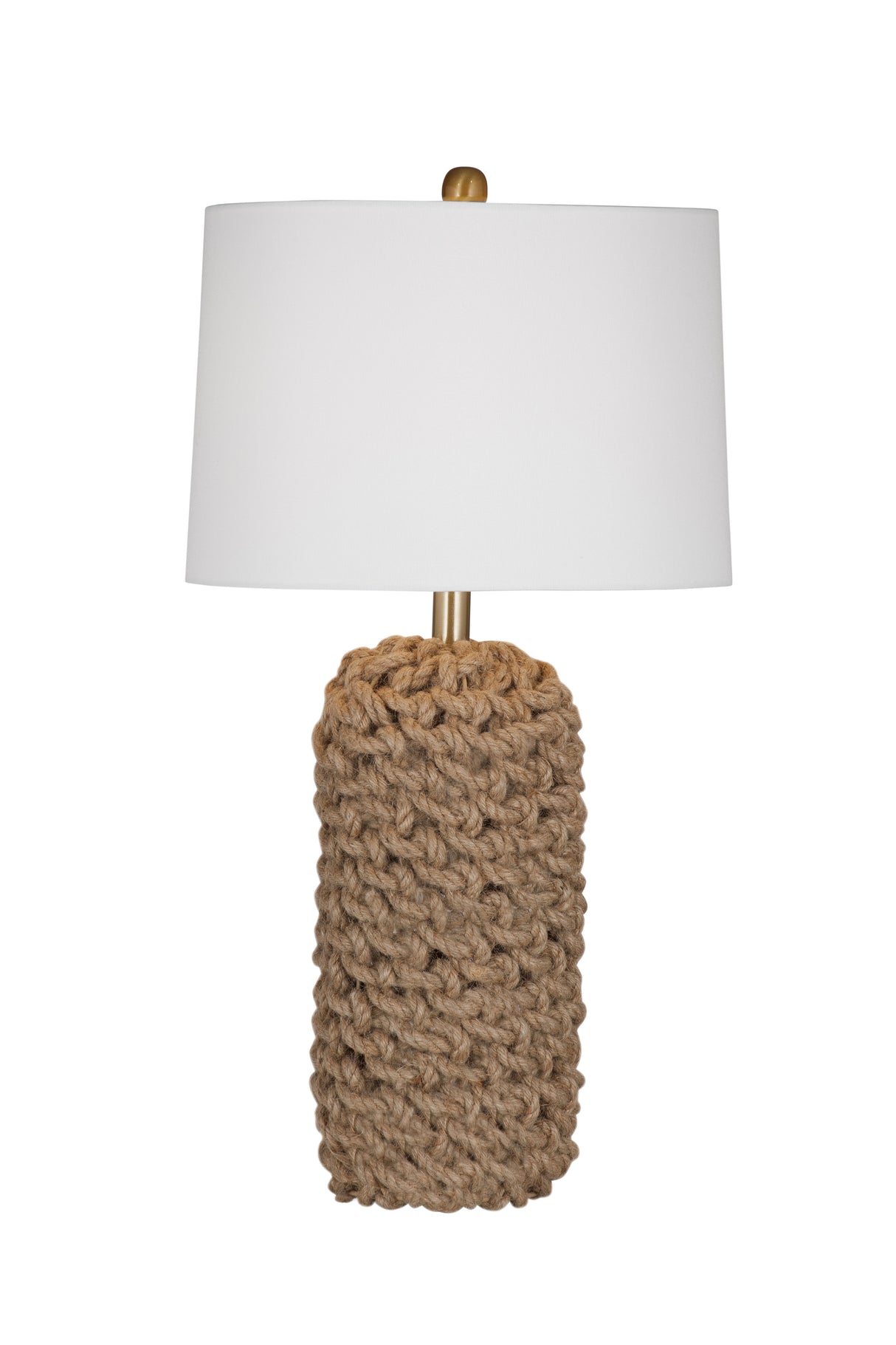 Amur - Table Lamp - Brown / White