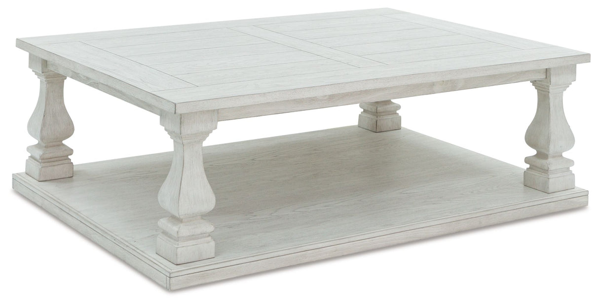 Arlendyne - Rectangular Cocktail Table - Antique White