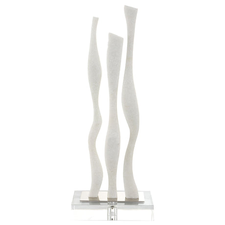 Gale - Marble Sculpture - White
