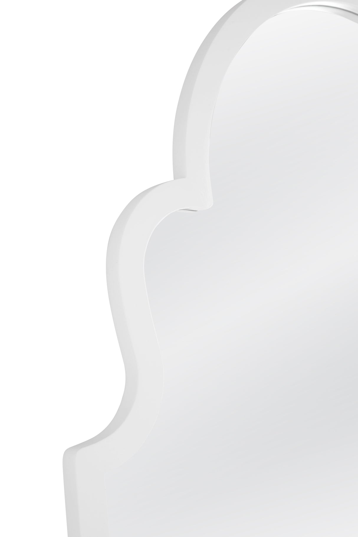 Elberta - Floor Mirror - White