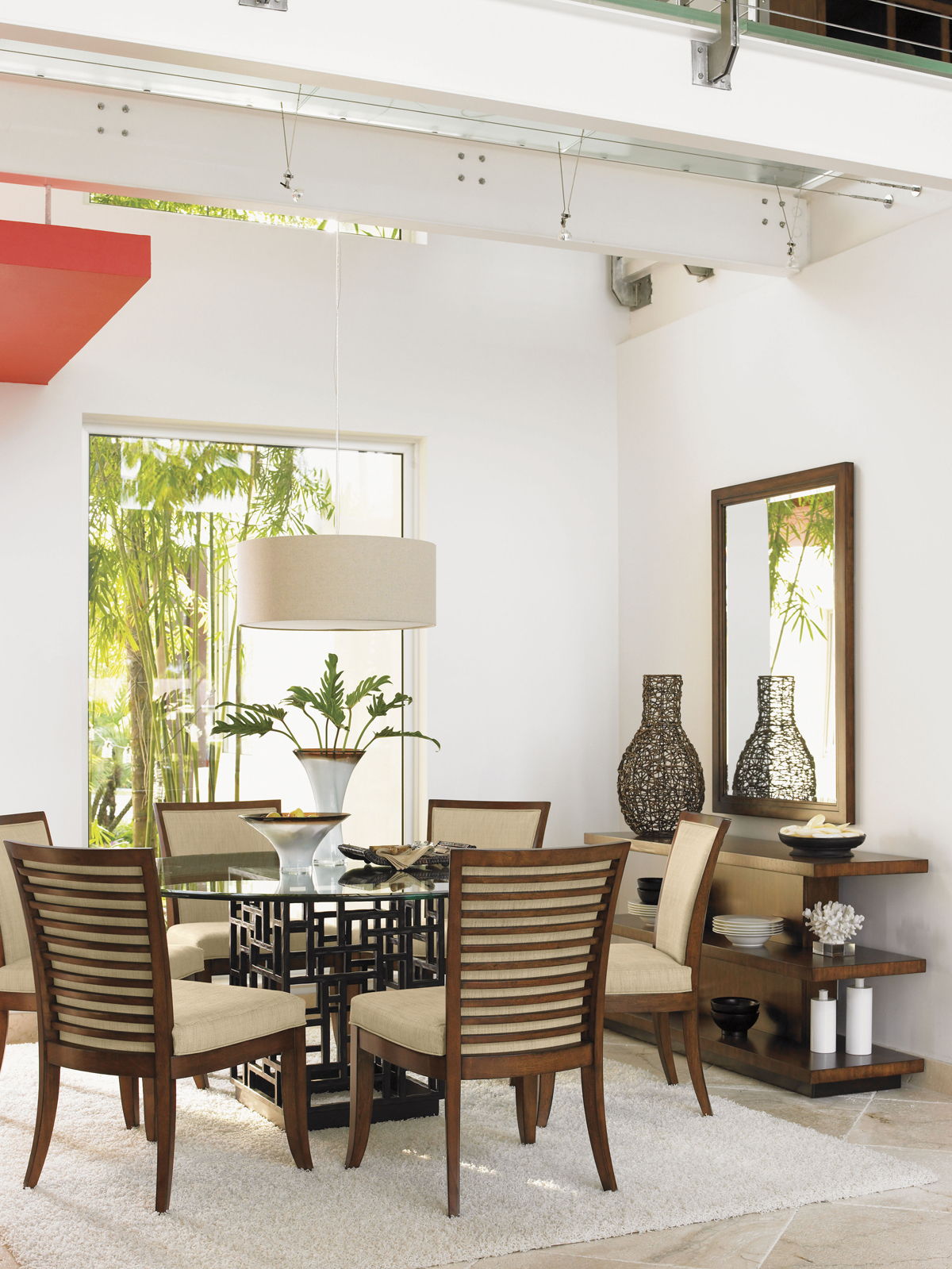 Ocean Club - South Sea Dining Table With Glass Top