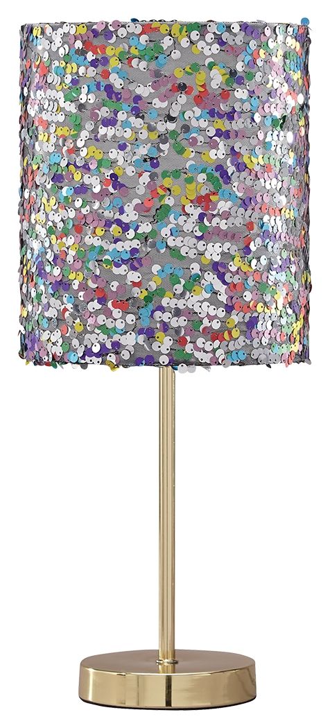 Maddy - Metal Table Lamp - Purple