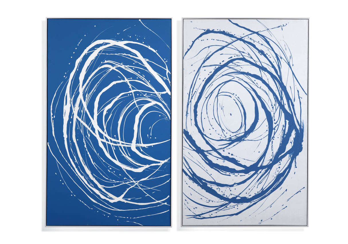 Contigo Canvas Art (Set of 2) - Blue