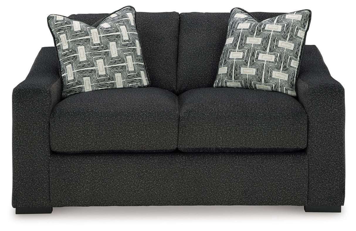 Wryenlynn - Loveseat - Onyx
