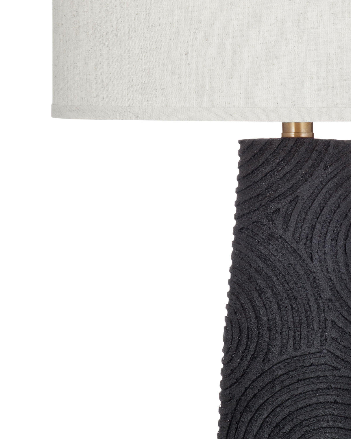 Merrick - Table Lamp - Black / White