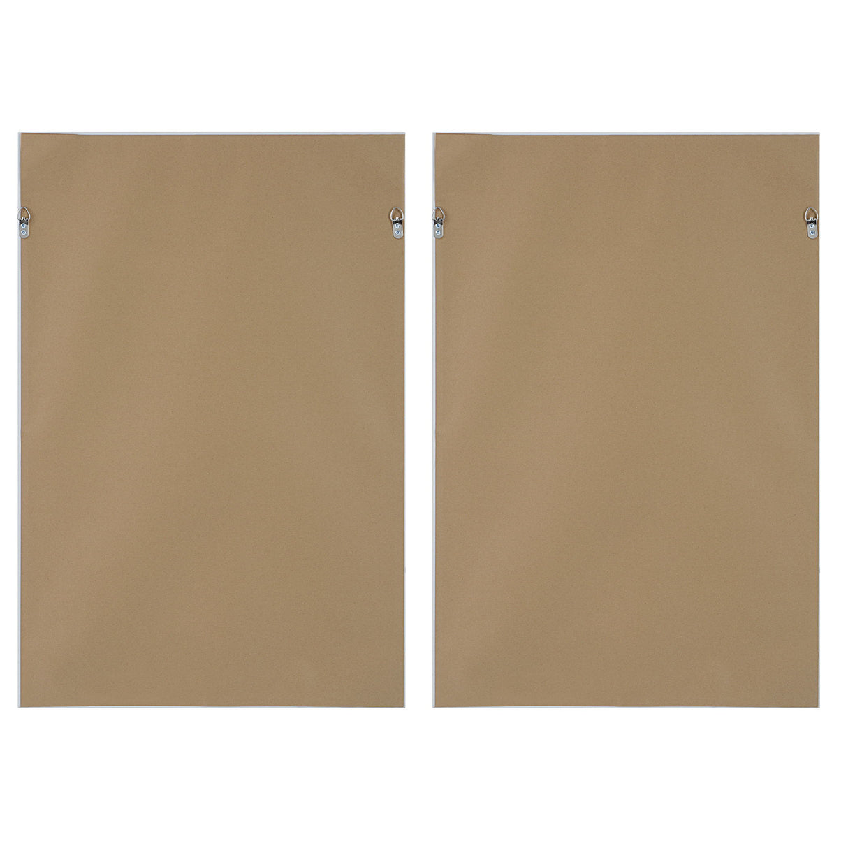 Burgundy Interjection - Abstract Prints, Set Of 2 - Brown, Dark