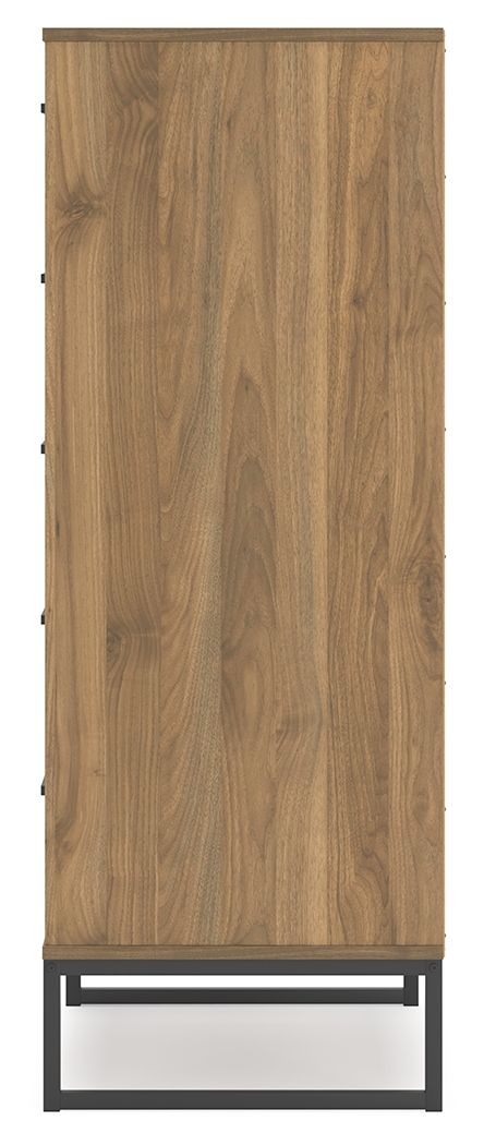 Deanlow - Five Drawer Chest - Honey