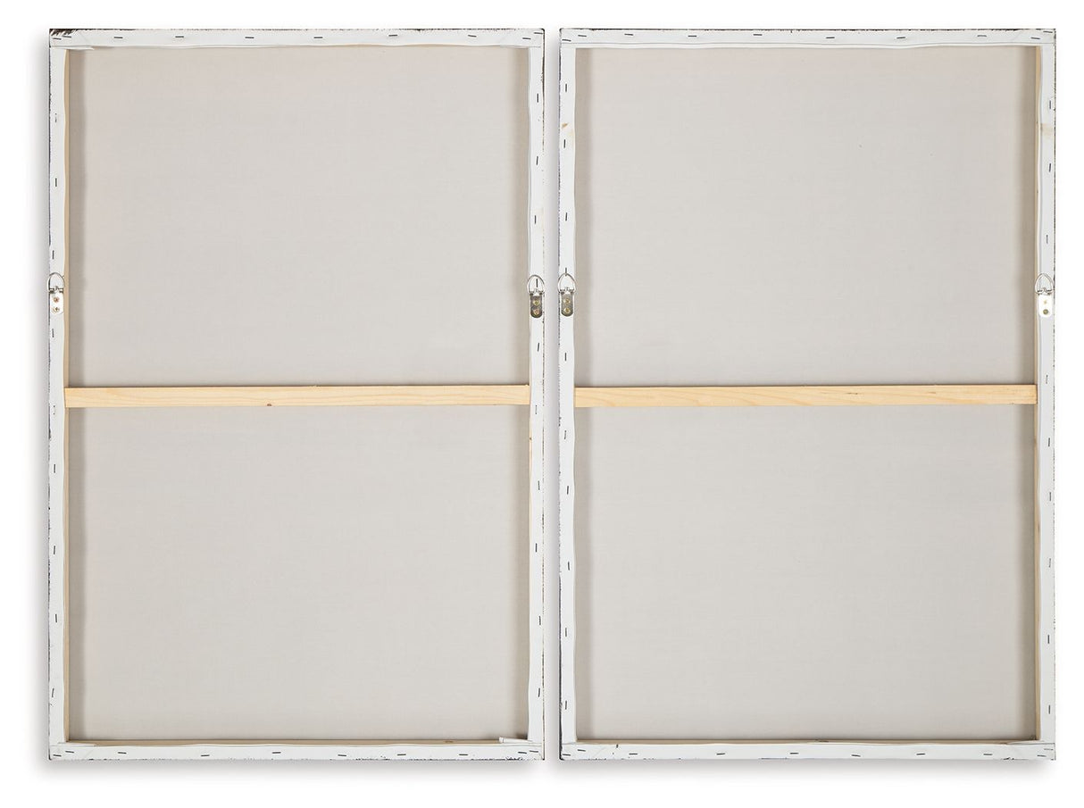 Brockdunn - Wall Art Set (Set of 2) - Tan / Brown