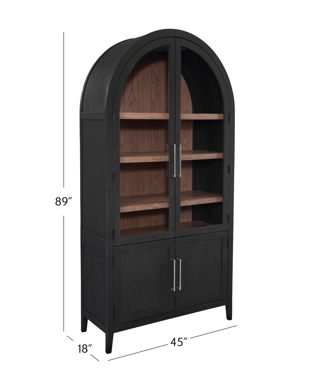 Fynn - Display Cabinet - Black