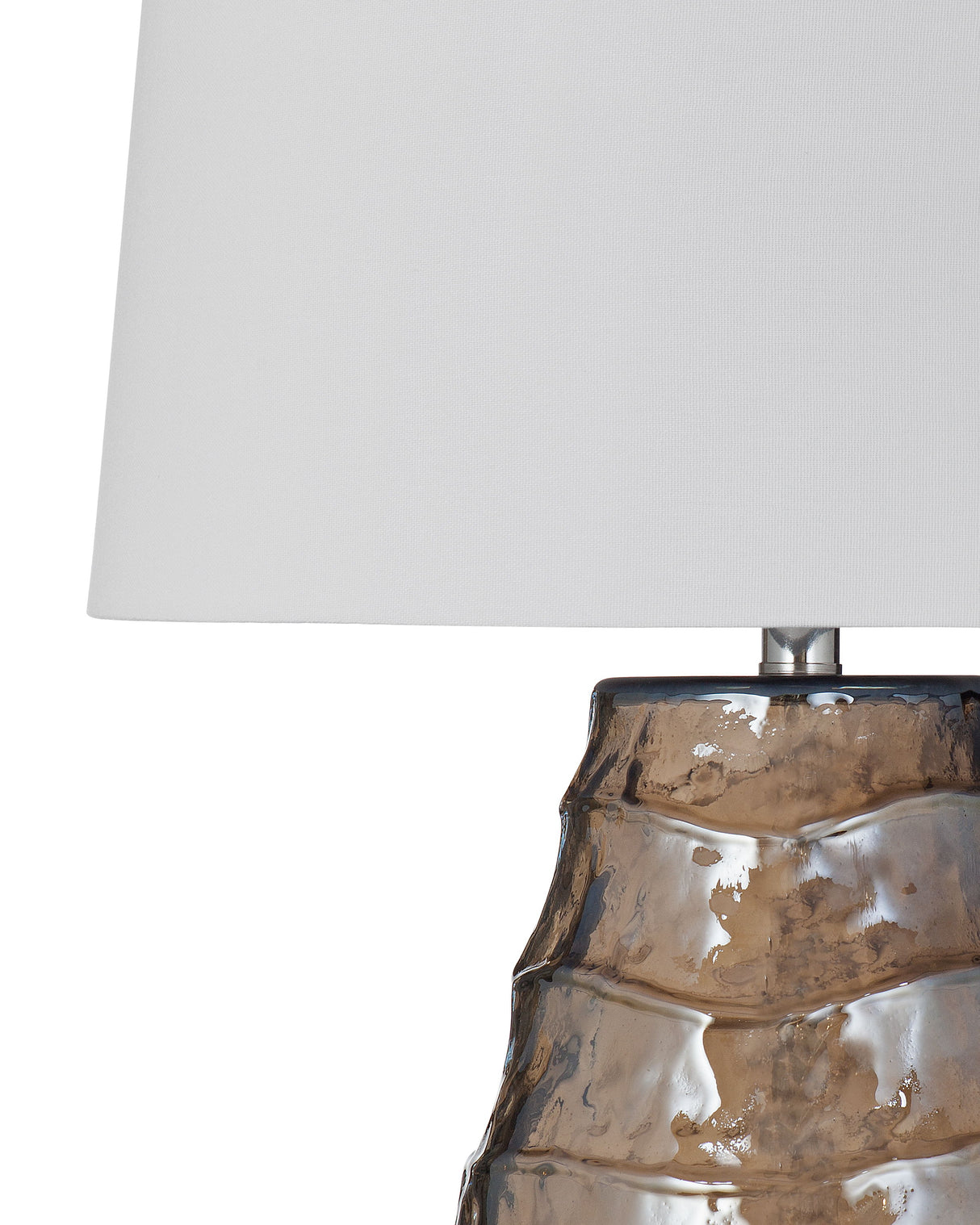 Monaco - Table Lamp - Light Brown / White